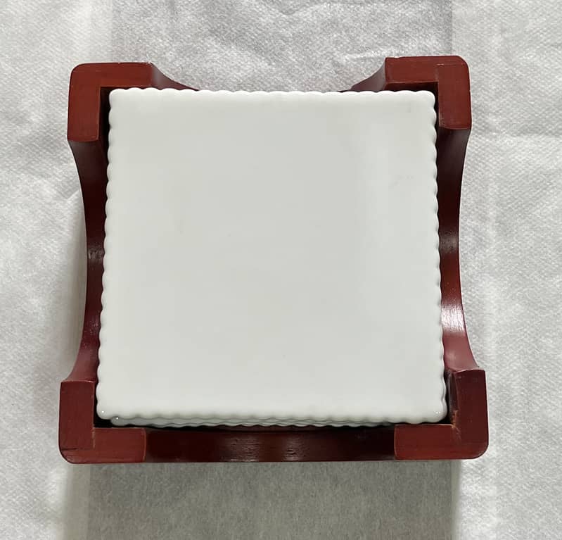 Ceramic tile coasters set 1