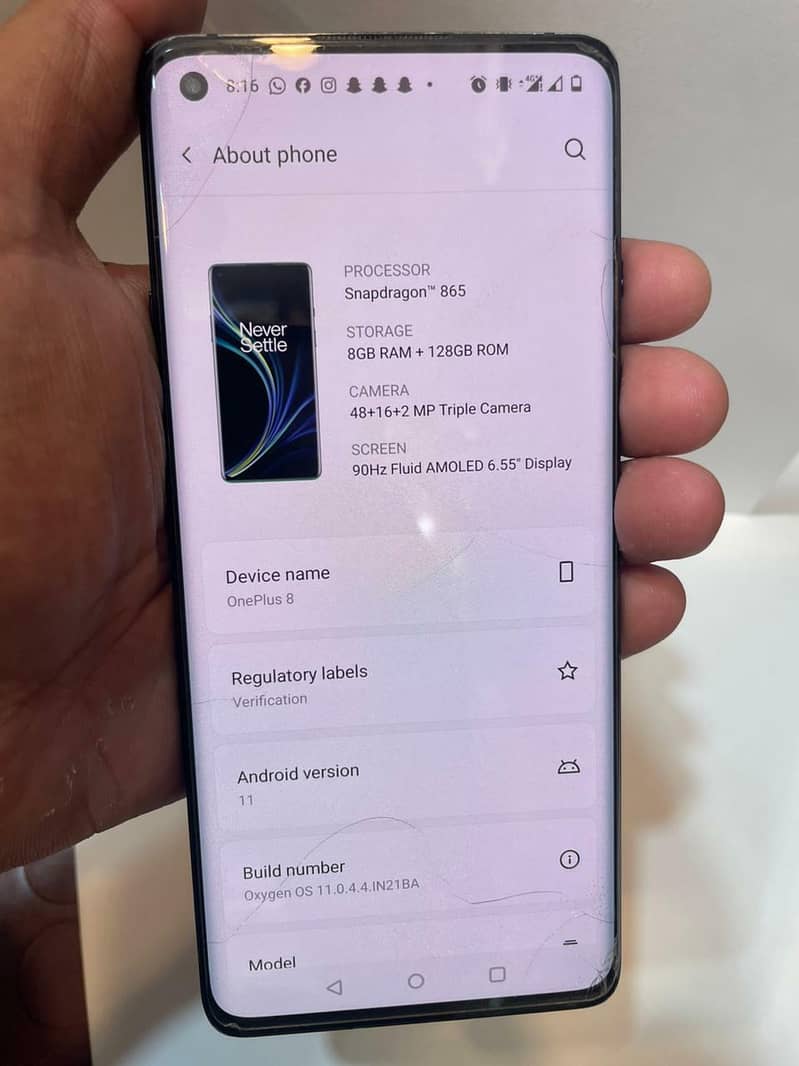 One Plus 8 5