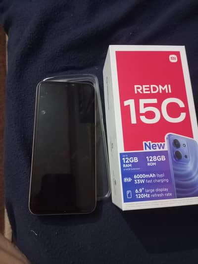 Redmi 15 c full oky charger box