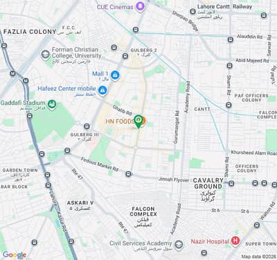 2 kanal commercial plot for rent mm alam road