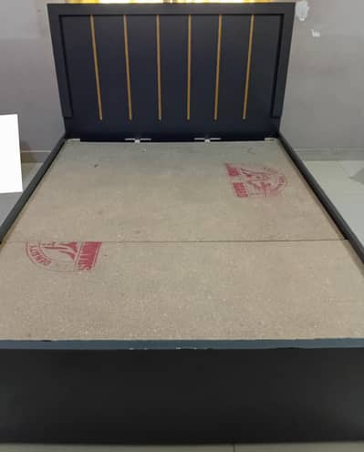 wooden bed
