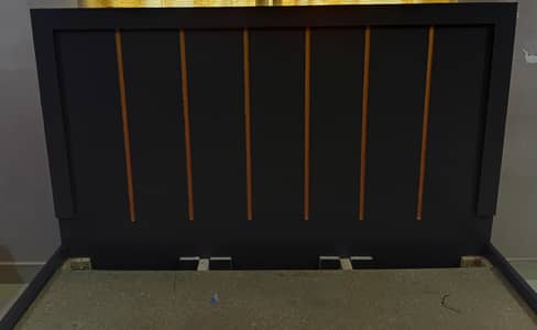 wooden bed