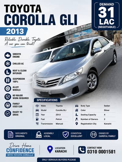 Toyota Corolla GLI 2013