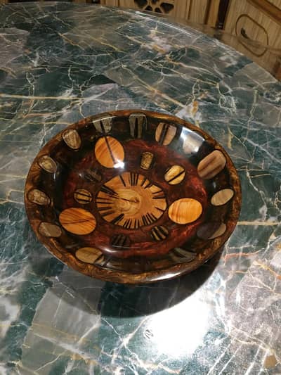 Resin Wooden bowl