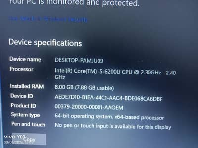 windows 11 /Intel i5 6th generation/ 8gb ram /