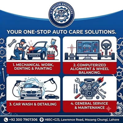 Expert Car Denting, Painting, Alignment & Detailing