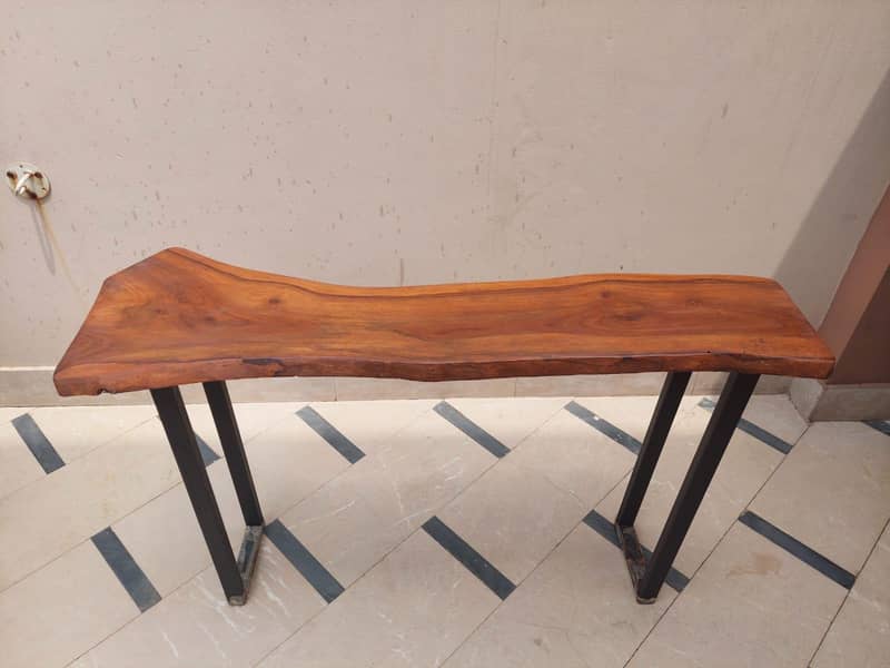 Solid Wood Entryway Table 0