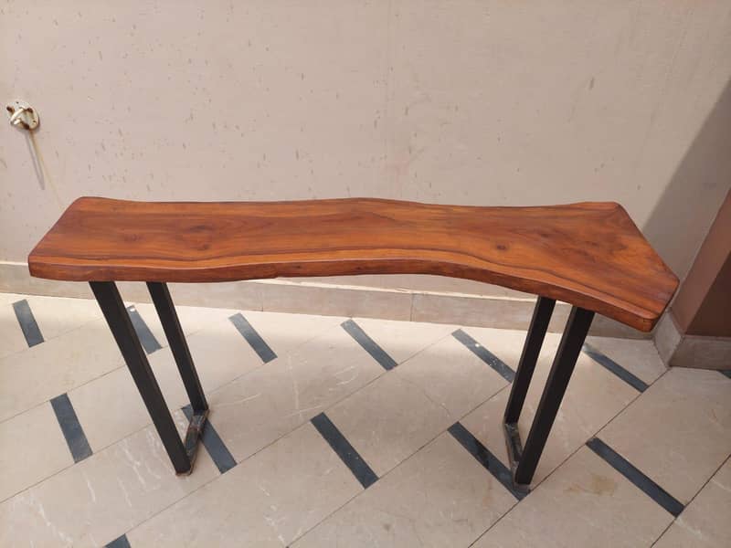 Solid Wood Entryway Table 1