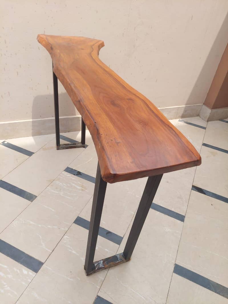 Solid Wood Entryway Table 3