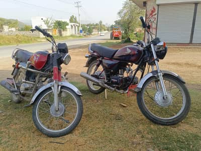 Honda CD 100 + Eagle 100cc bike read complete add please