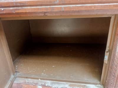 heavy iron almari 2 door with mirror