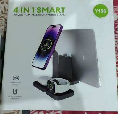 Y15S 4-in-1 Smart Magnetic Wireless Charging Stand