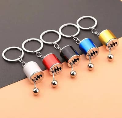 Car Gear Shift Keychain | Premium Metal Keyring