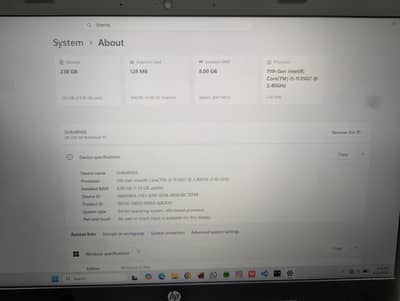 HP-250 G8 Core i5 11 the gen (Core(TM) i5-1135G7 @ 2.40GHz (2.42 GHz))