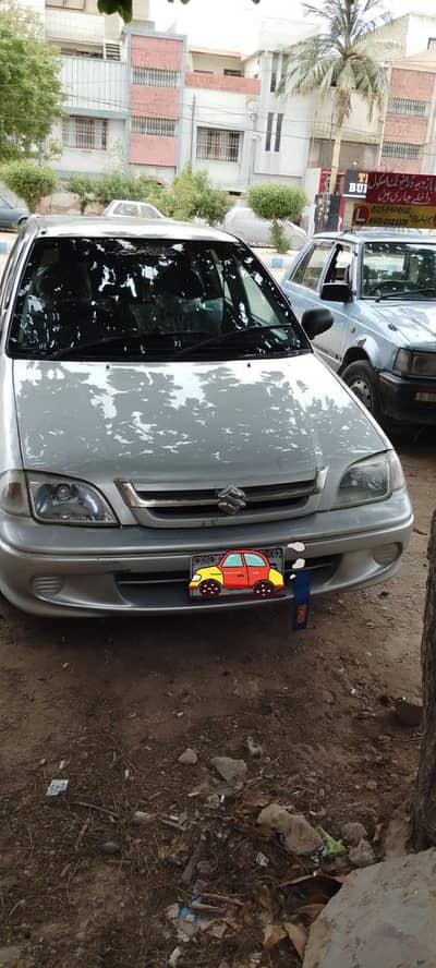 Suzuki cultus renta car car AC on sound system Android panel stall EFI