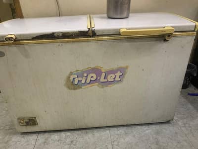 waves two door freezer