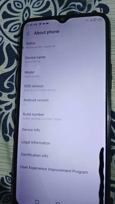 infinix hot 8