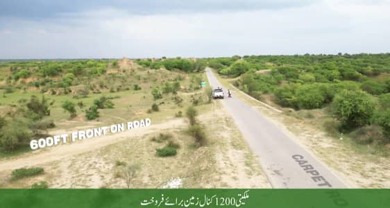 1200 kanal land for sale