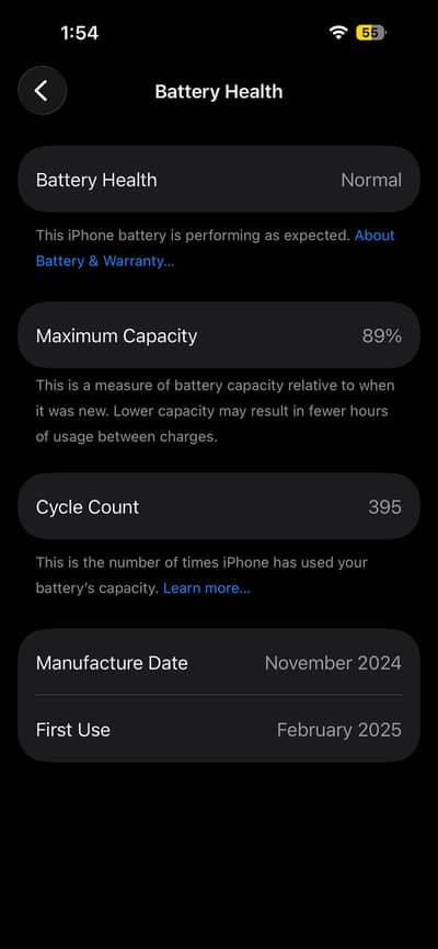 Apple iPhone 15JV  exchange possible