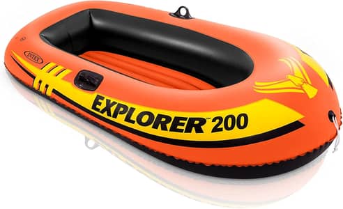 INTEX Boat Explorer 200 For 2 Person 95 KG (58" X 33" X 14" )