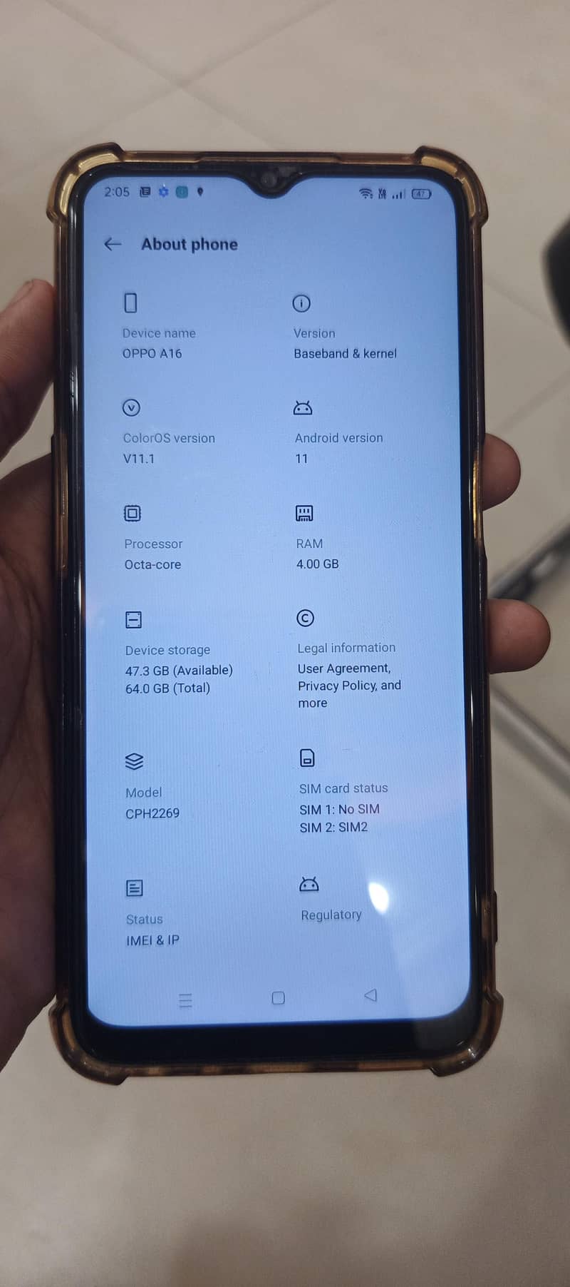 OPPO A16 3