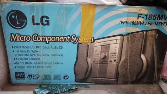 LG sound system box pack