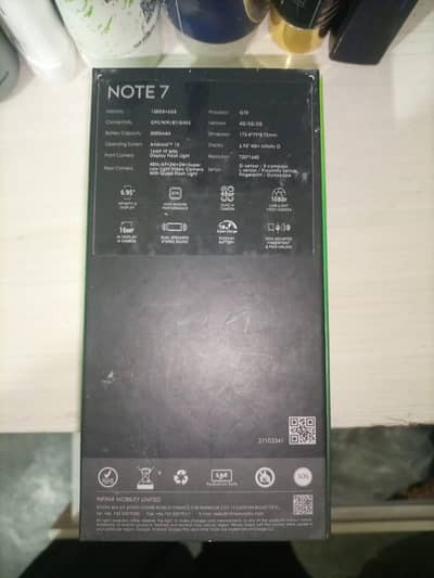Infinix Note 7 all okay touch hota hai. 6.128. urgent sale