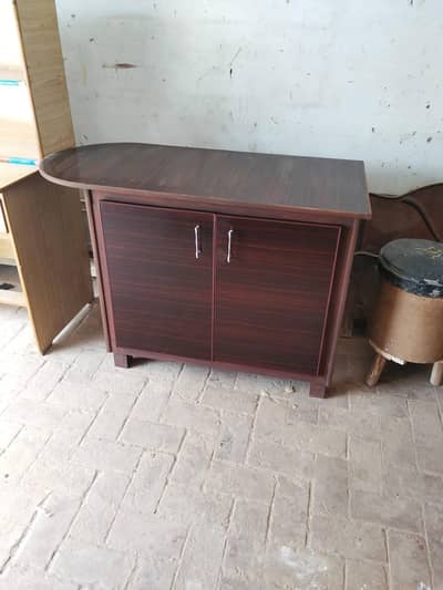 Iron stand Study table Cabinets
