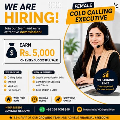 Cold Calling Executive (Female)