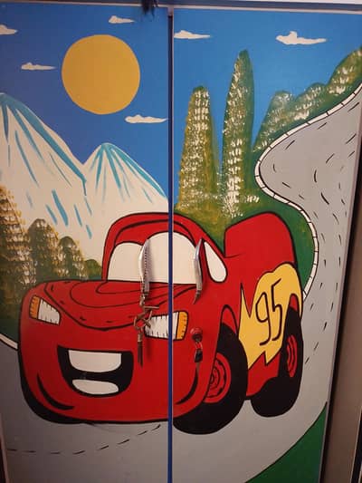 Kids Wardrobe For sale, Cars themed Wardrobe