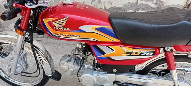 Honda cd 2025 almost brand new All Punjab number