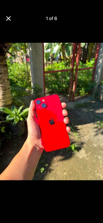 Apple iPhone 13 128gp red colour jv