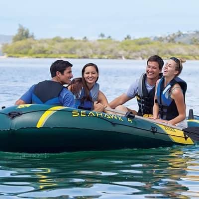INTEX Seahawk 4 Inflatable Boat Set