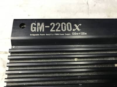 Carrozzeria GM-2200X Power Amplifier, 2-channel, 130W + 130W