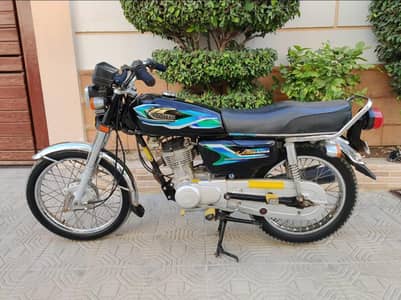 UNITED 125cc Model 2024 Month 11 Karachi Number.