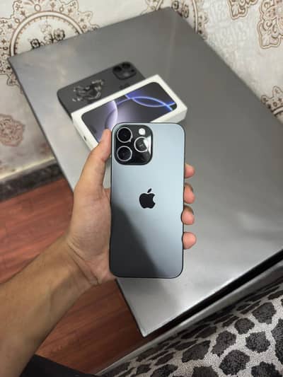 Fisrt Owner Apple iPhone 16 Pro Max Black Color Non PTA JV