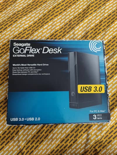 Two Seagate GoFlex® Desk External Drives 3TB Each