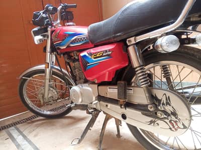 Honda cg 125 2024 model 7000 Chali hui hai
