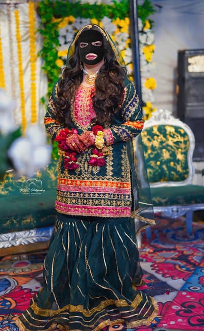 Mendhi dress for bride
