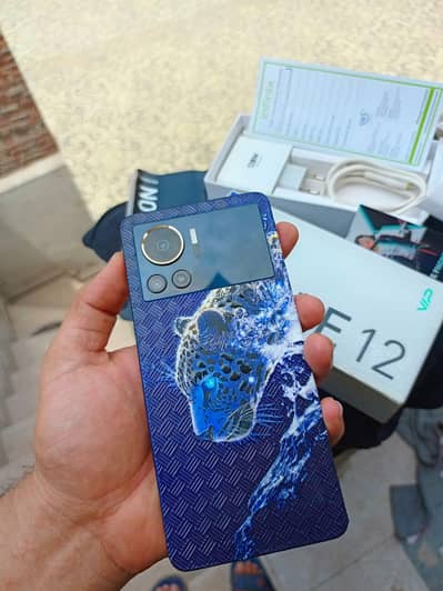 Infinix Note 12 VIP 8+5 13gb Ram 256gb Rom 108mp camera complete box