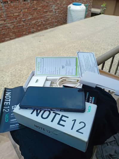 Infinix Note 12 VIP 12/256gb  108mp camera 120W charger  complete box