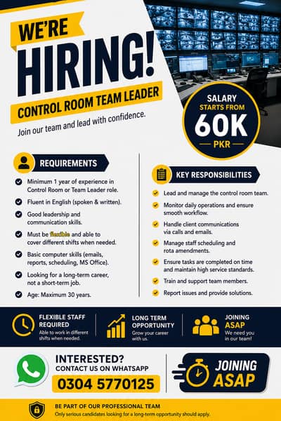 Team Leader for an International Company