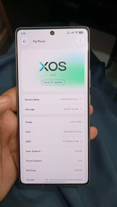 Infinix Note 50 Pro | 12GB+12GB RAM / 256GB ROM | Brand New Condition