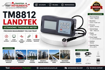 TM8812 Landtek Ultrasonic Thickness Meter In Pakistan