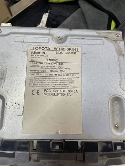 Toyota hilux Vigo Thailand original tv available for sale
