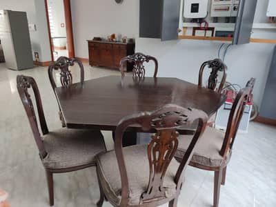 Dining Table - Hexagon Shape (6 Persons)