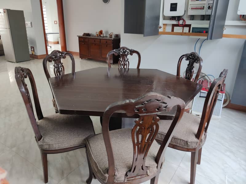 Dining Table - Hexagon Shape (6 Persons) 0