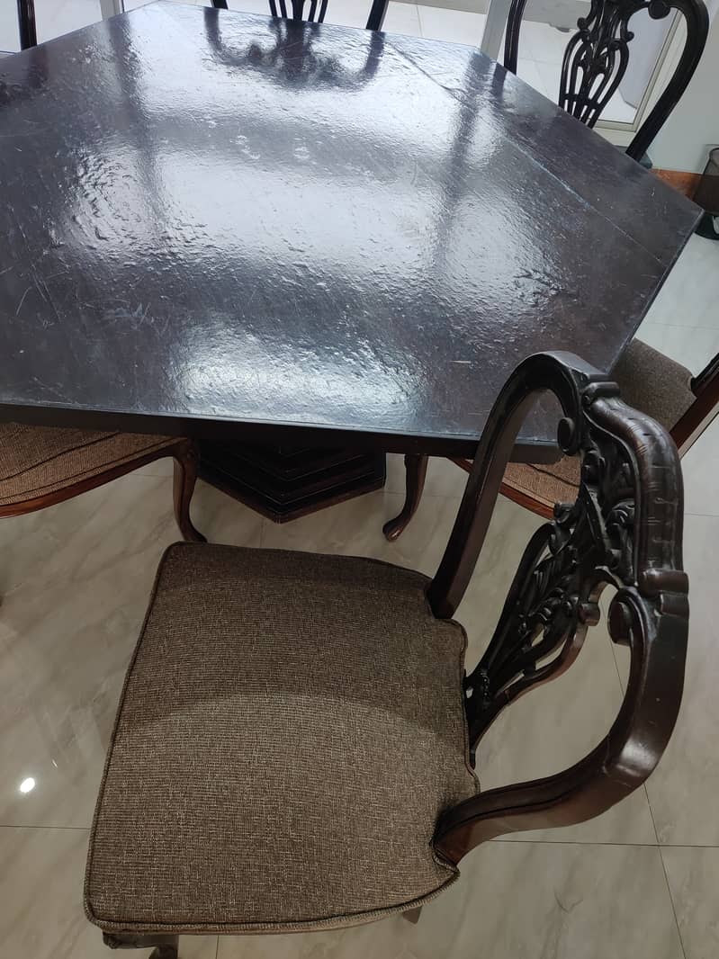 Dining Table - Hexagon Shape (6 Persons) 3