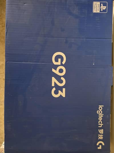 Logitech G923 Steering wheel and padels PC\PS