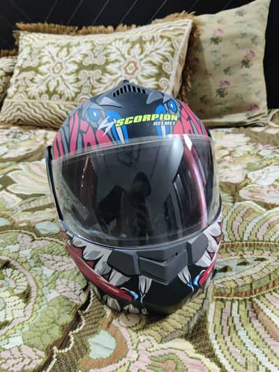 Scorpion flipup  helmet